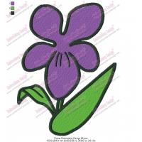 Flower Embroidery Design 06